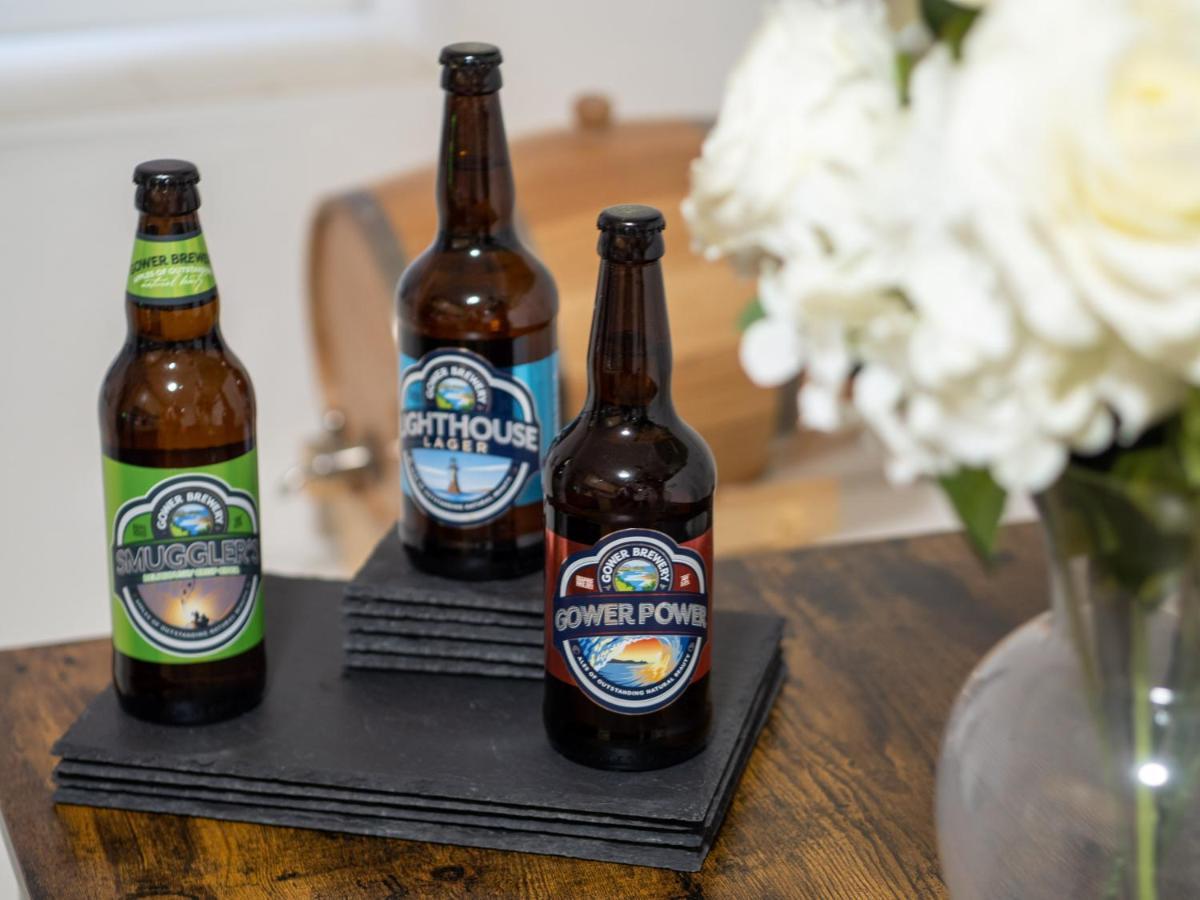Oystermouth Castle View - Flat In Mumbles - Free Parking 아파트 외부 사진